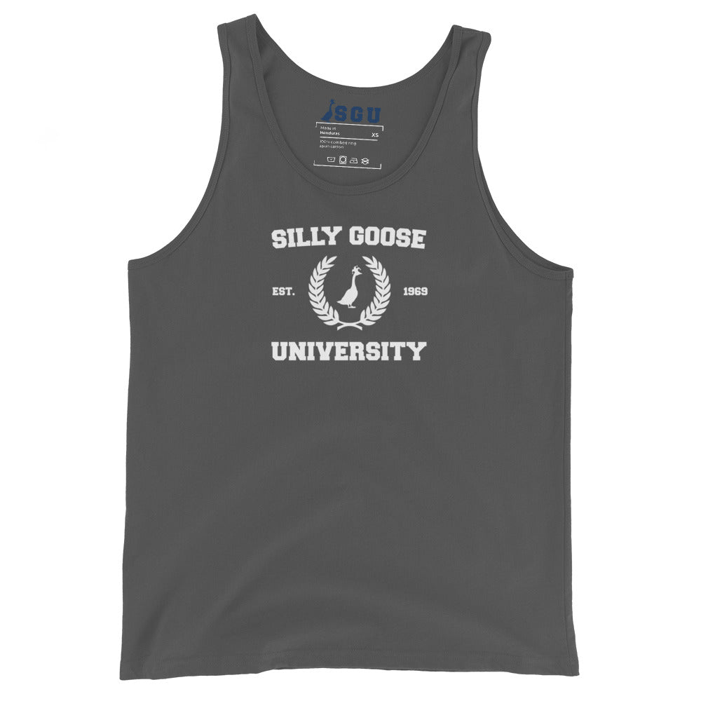 SGU Collegiate Seal | Unisex Tank Top - Center Chest - White Logo