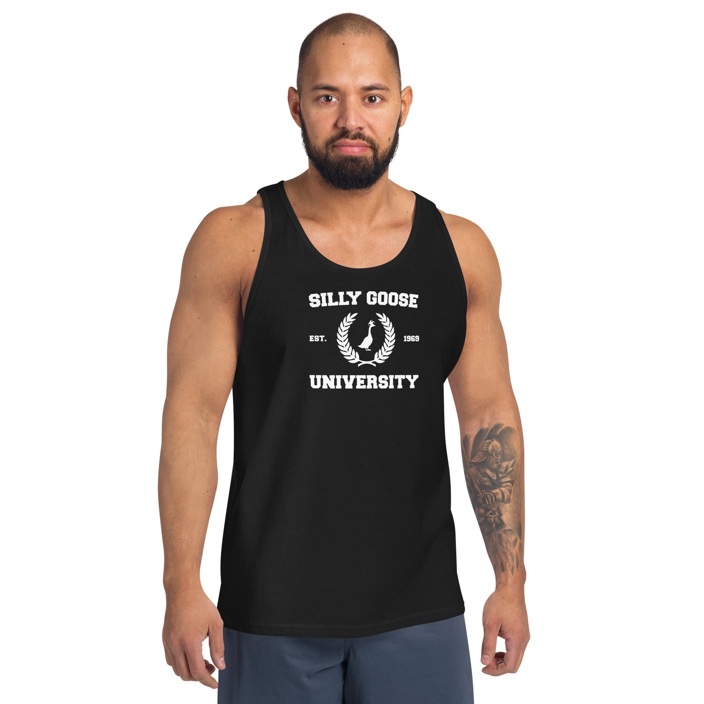 SGU Collegiate Seal | Unisex Tank Top - Center Chest - White Logo