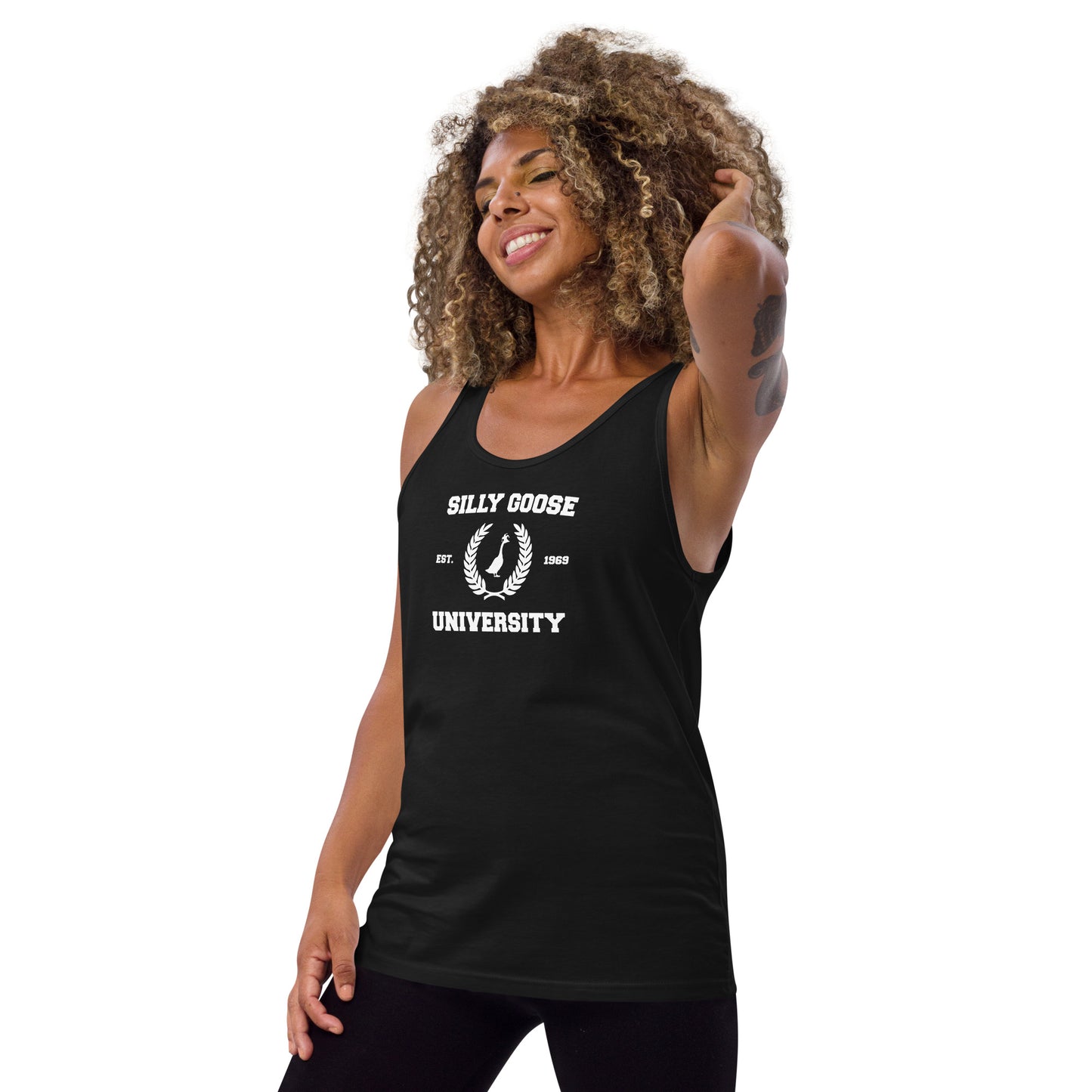 SGU Collegiate Seal | Unisex Tank Top - Center Chest - White Logo
