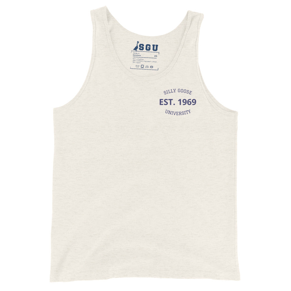 SGU Est. 1969 | Unisex Tank Top - Left Chest - Blue Logo