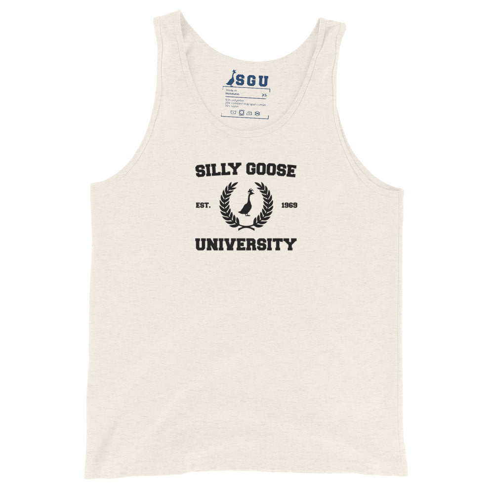 SGU Collegiate Seal | Unisex Tank Top - Center Chest - Black Logo
