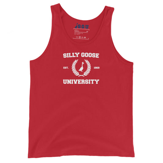SGU Collegiate Seal | Unisex Tank Top - Center Chest - White Logo
