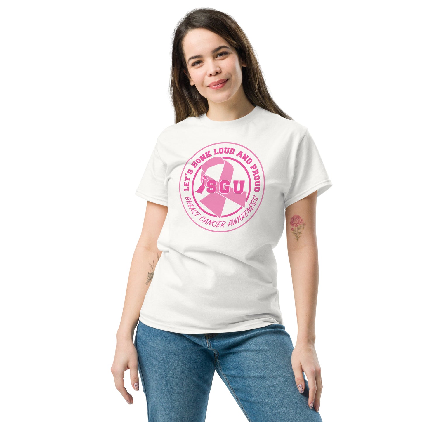 LIMITED EDITION | SGU + Breast Cancer Awareness Premium Unisex T-Shirt 1