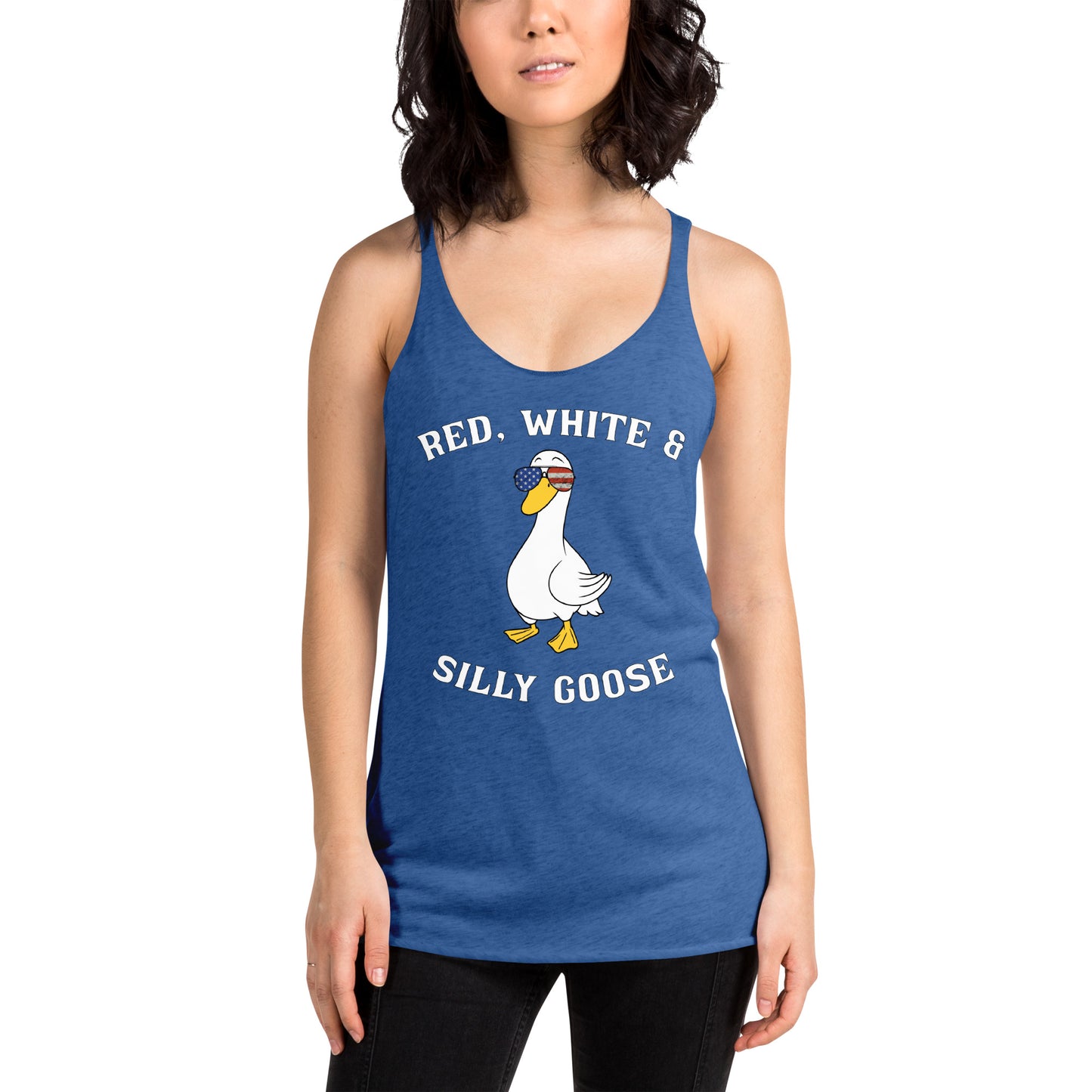 SGU Independence Day | Red, White, & Goose | Women's Racerback Tank