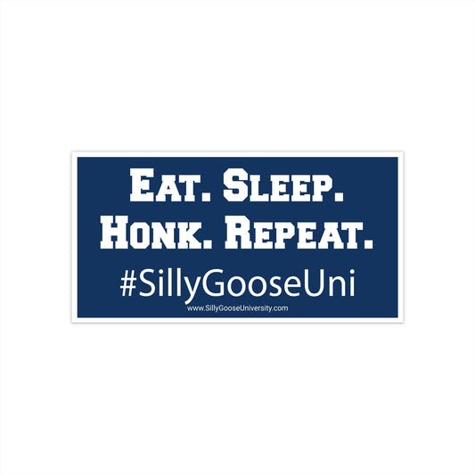 SGU Eat. Sleep. Honk. Repeat | Bumper Sticker | 7.5" x 3.75"