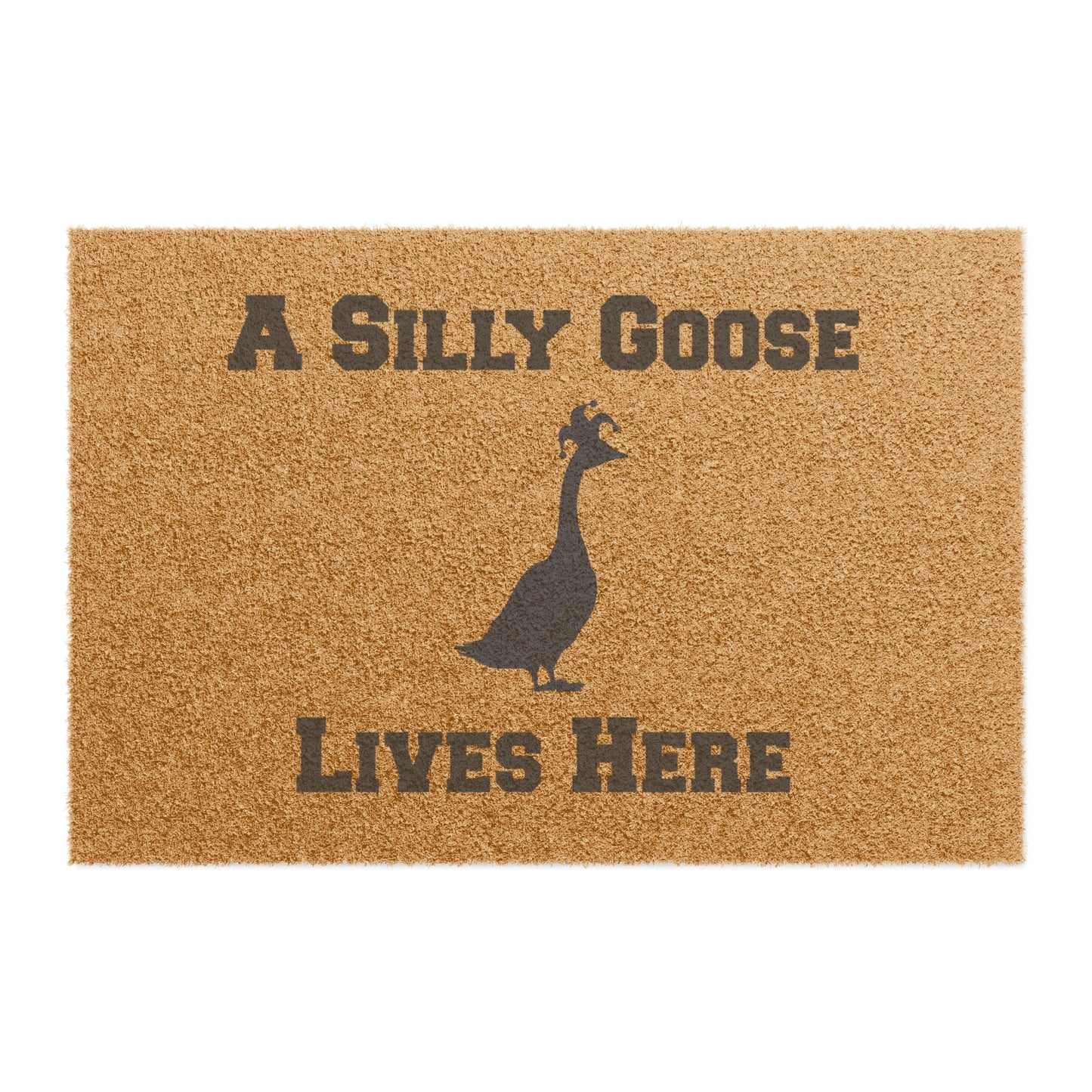 A Silly Goose Lives Here Doormat