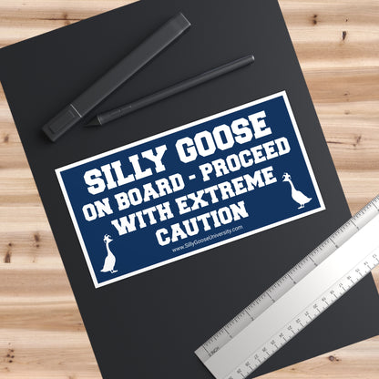 SGU Goose On Board | Bumper Sticker | 7.5" x 3.75"
