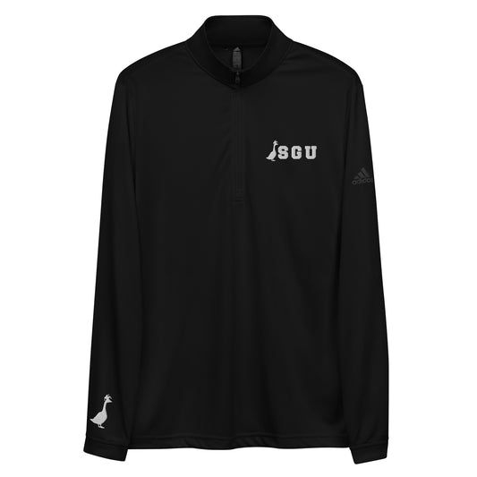 SGU + Adidas | Quarter Zip Pullover - Black