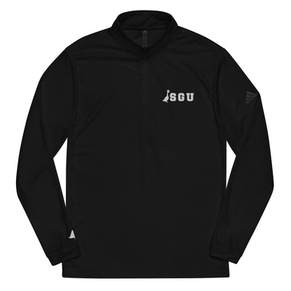 SGU + Adidas | Quarter Zip Pullover - Black
