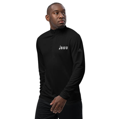 SGU + Adidas | Quarter Zip Pullover - Black