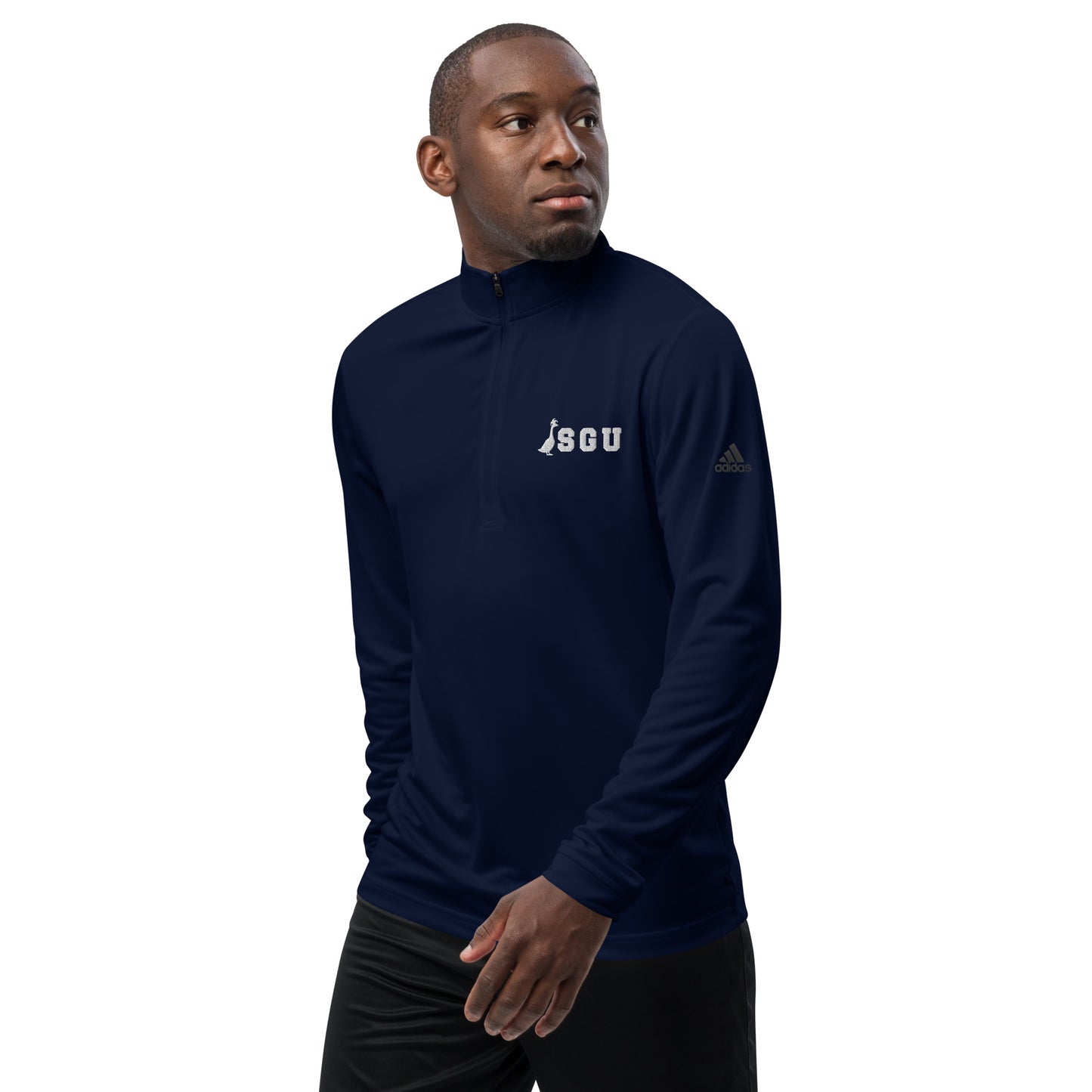 SGU + Adidas | Quarter Zip Pullover - Navy