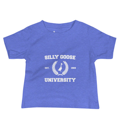 SGU Collegiate Seal | Baby Jersey Short Sleeve Tee - Heather Blue