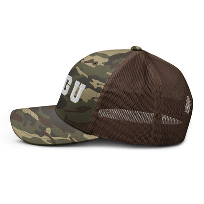 SGU Logo Camouflage trucker hat