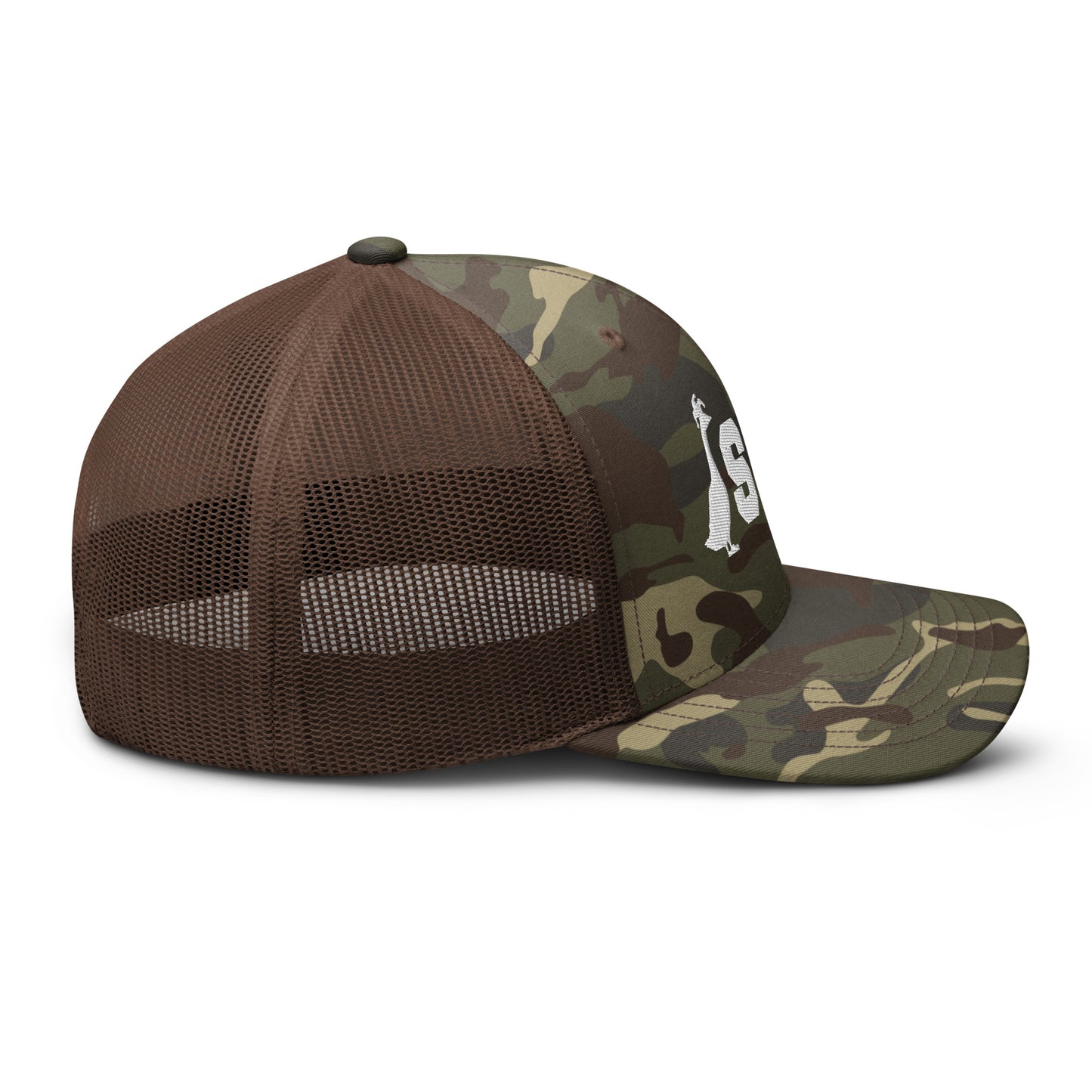 SGU Logo Camouflage trucker hat