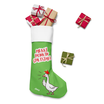 Silly Goose Christmas Stocking