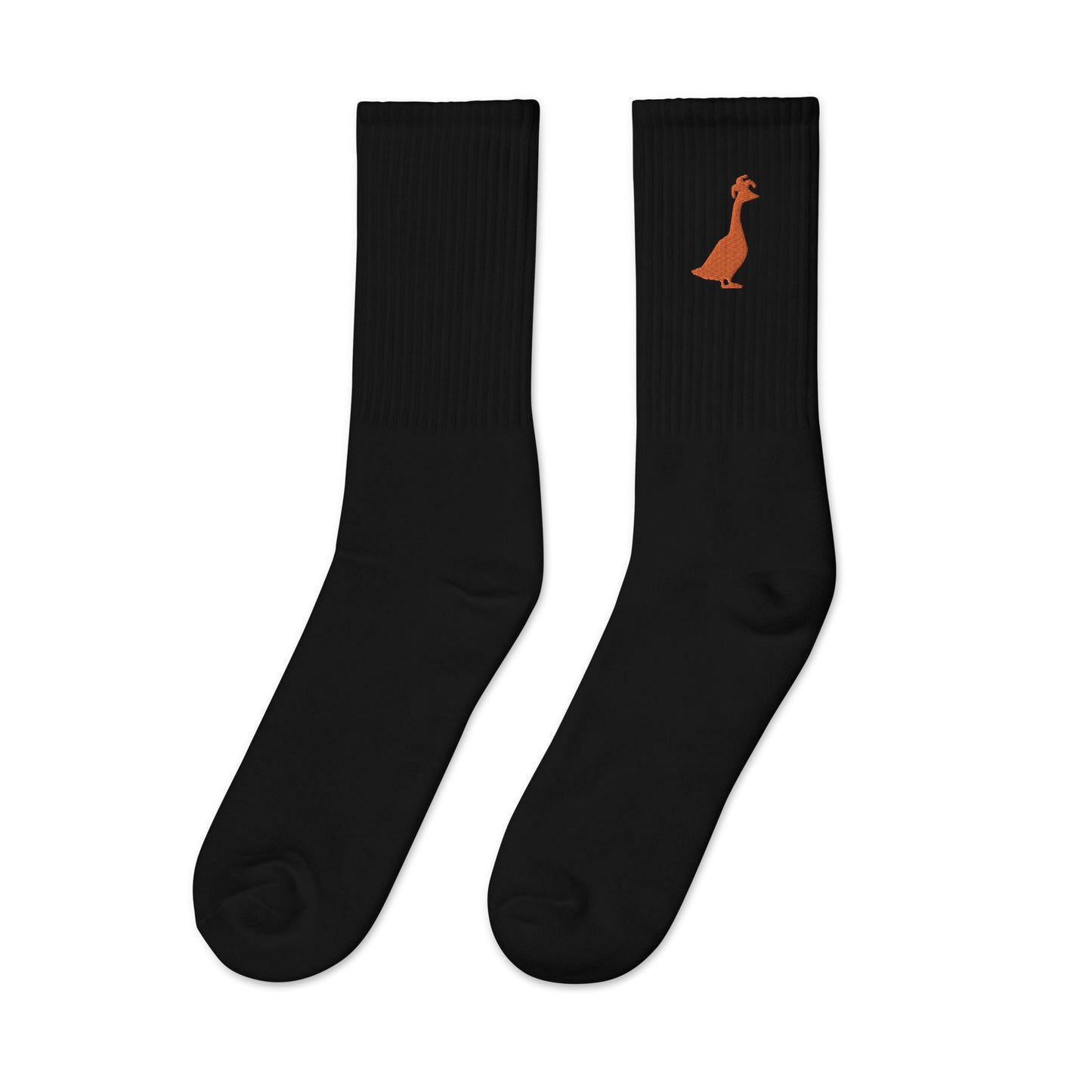 SGU Spooky Goose | Goose Icon Socks - Black/ Orange