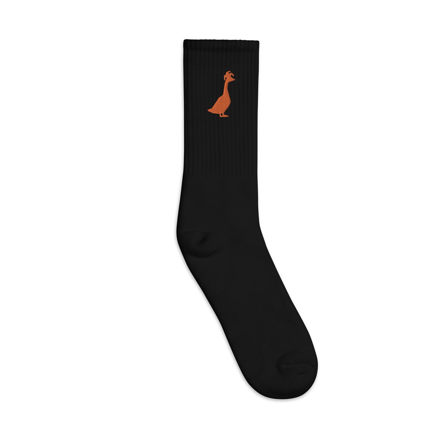 SGU Spooky Goose | Goose Icon Socks - Black/ Orange