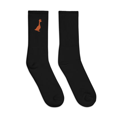 SGU Spooky Goose | Goose Icon Socks - Black/ Orange