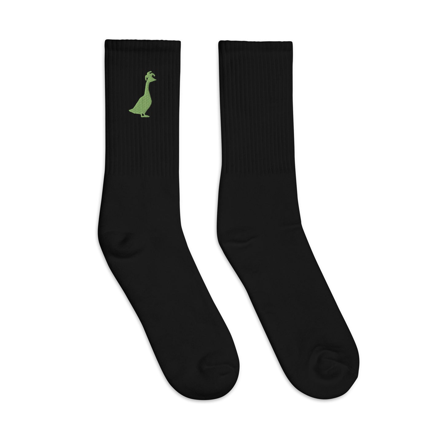 SGU Spooky Goose | Goose Icon Socks - Black/ Lime