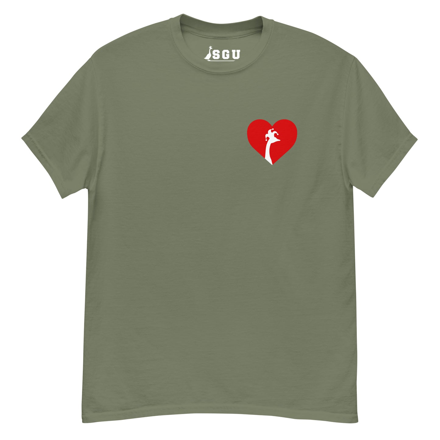 SGU Heart Goose | Premium Unisex T-Shirt - Screen Print