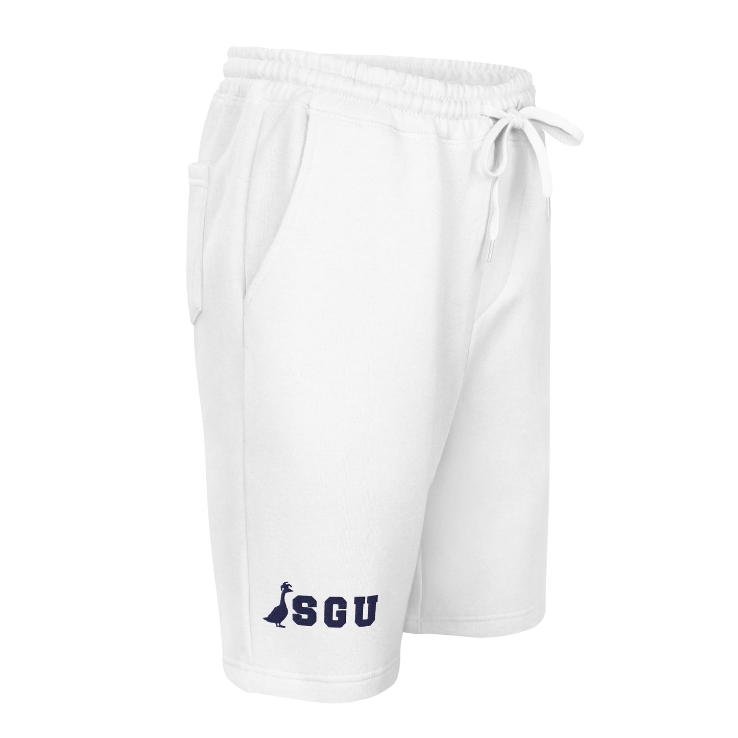 SGU | Premium Fleece Shorts - White