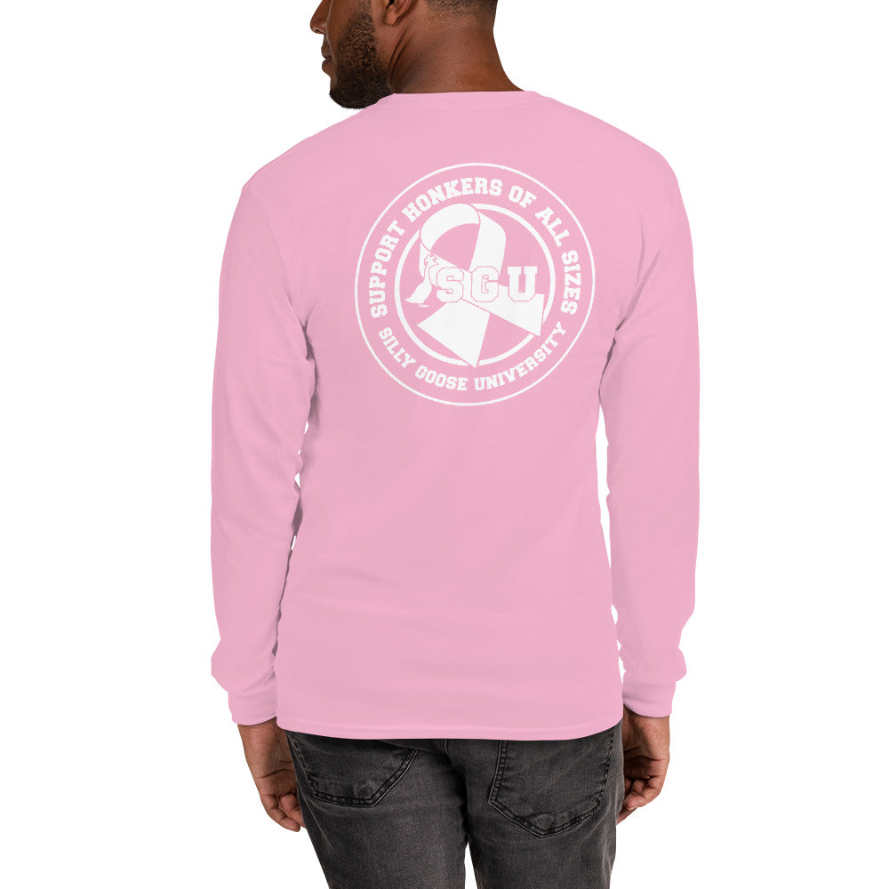 Limited Edition | Honkers | Breast Cancer Awareness | Men's Long Sleeve Shirt - Screen Print