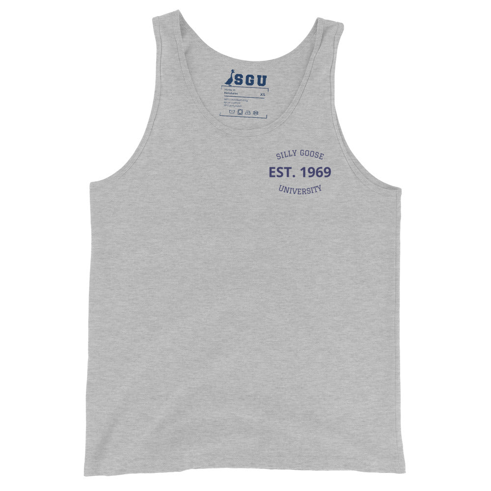 SGU Est. 1969 | Unisex Tank Top - Left Chest - Blue Logo