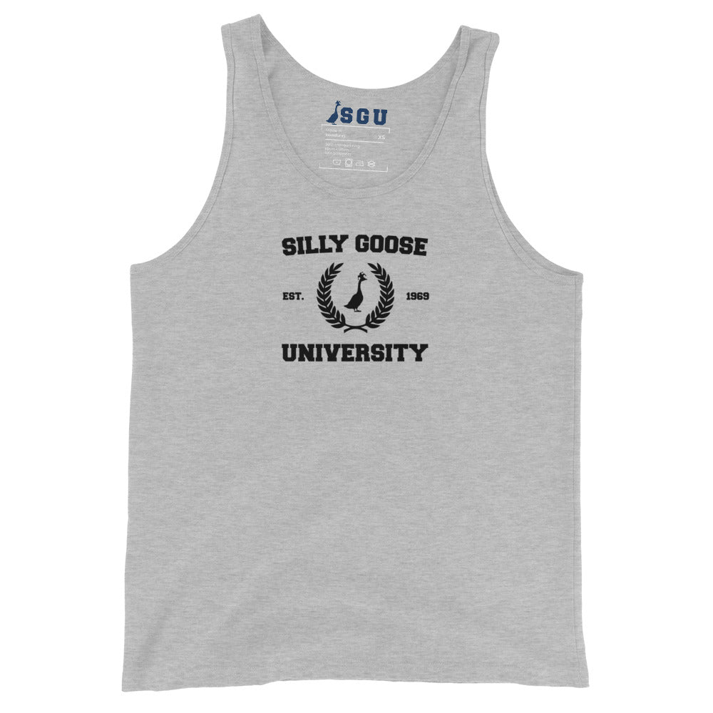 SGU Collegiate Seal | Unisex Tank Top - Center Chest - Black Logo