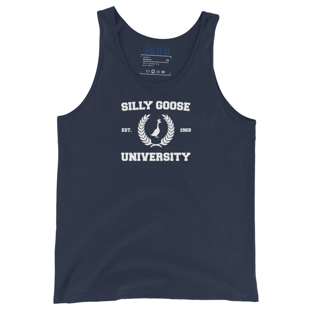 SGU Collegiate Seal | Unisex Tank Top - Center Chest - White Logo