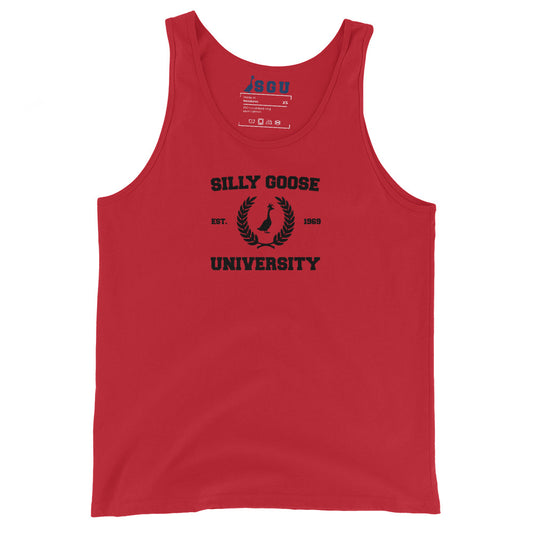 SGU Collegiate Seal | Unisex Tank Top - Center Chest - Black Logo