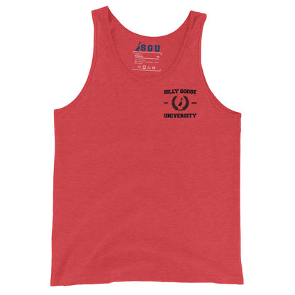 SGU Collegiate Seal | Unisex Tank Top - Left Chest - Black Logo