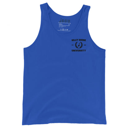 SGU Collegiate Seal | Unisex Tank Top - Left Chest - Black Logo