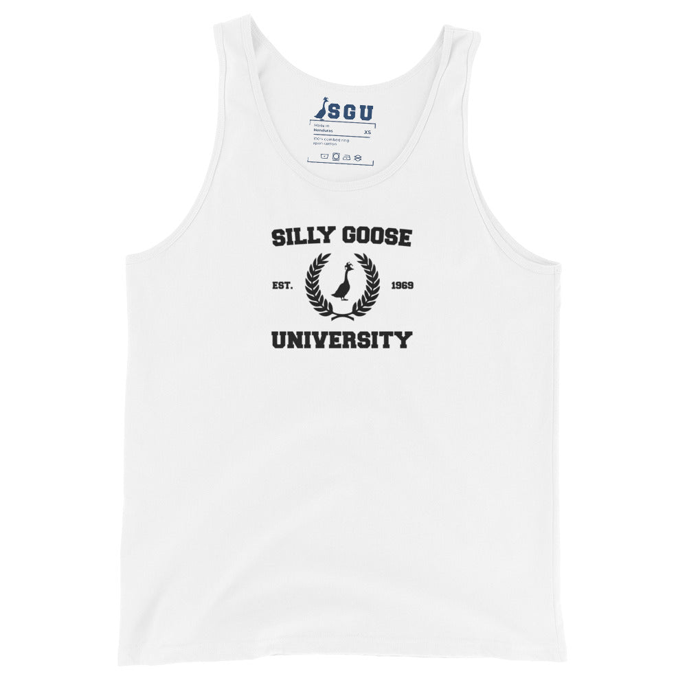 SGU Collegiate Seal | Unisex Tank Top - Center Chest - Black Logo