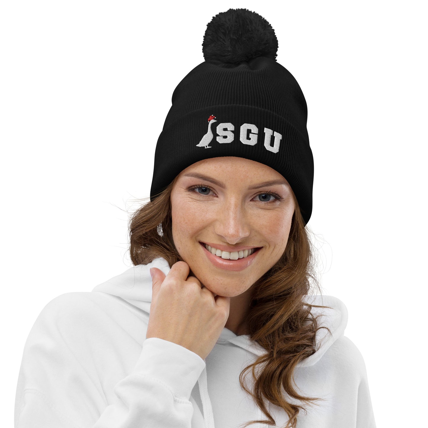 SGU Logo Winter Wonderland Edition | Premium Unisex Beanie - Coal