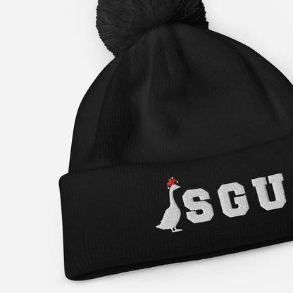 SGU Logo Winter Wonderland Edition | Premium Unisex Beanie - Coal