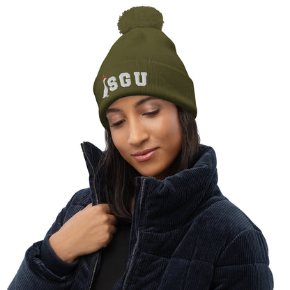 SGU Logo Winter Wonderland Edition | Premium Unisex Beanie - Moss