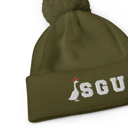 SGU Logo Winter Wonderland Edition | Premium Unisex Beanie - Moss