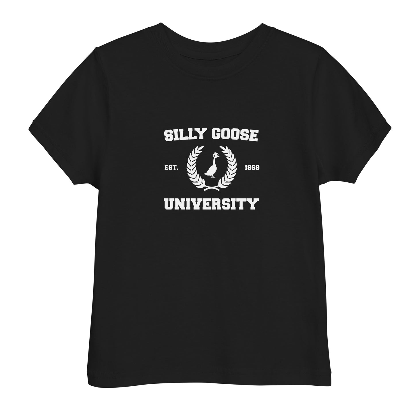 SGU Collegiate Seal | Toddler Jersey Short Sleeve Tee - Black