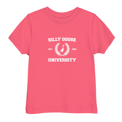 SGU Collegiate Seal | Toddler Jersey Short Sleeve Tee - Hot Pink