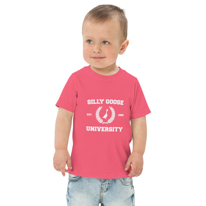 SGU Collegiate Seal | Toddler Jersey Short Sleeve Tee - Hot Pink