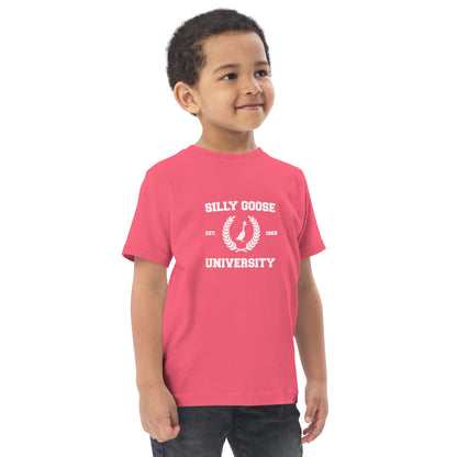 SGU Collegiate Seal | Toddler Jersey Short Sleeve Tee - Hot Pink