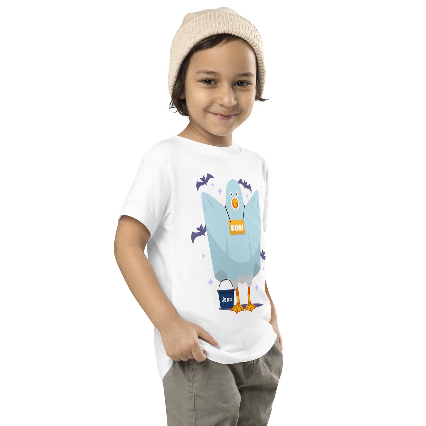 SGU Spooky Ghost Goose | Toddler Short Sleeve Tee