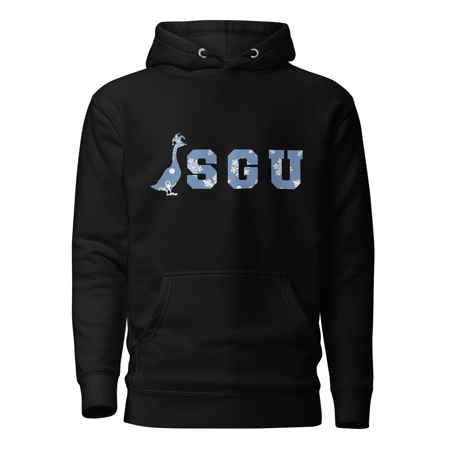 SGU Snowflake Winter Wonderland Edition | Premium Unisex Hoodie - Coal - Screen Print