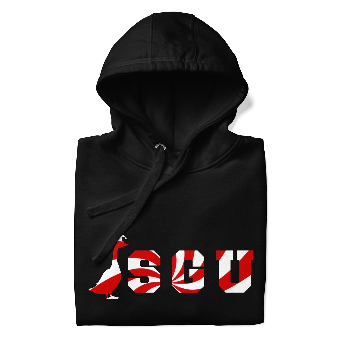 SGU Peppermint Winter Wonderland Edition | Premium Unisex Hoodie- Coal - Screen Print