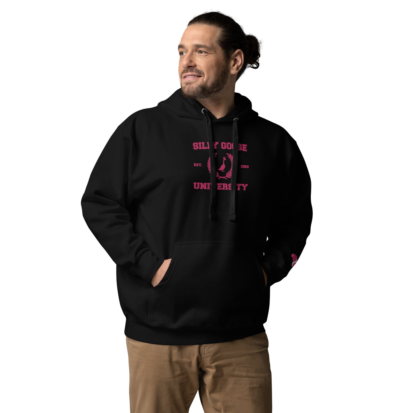 Limited Edition | SGU Collegiate Seal | Breast Cancer Awareness | Premium Unisex Hoodie - Embroidered