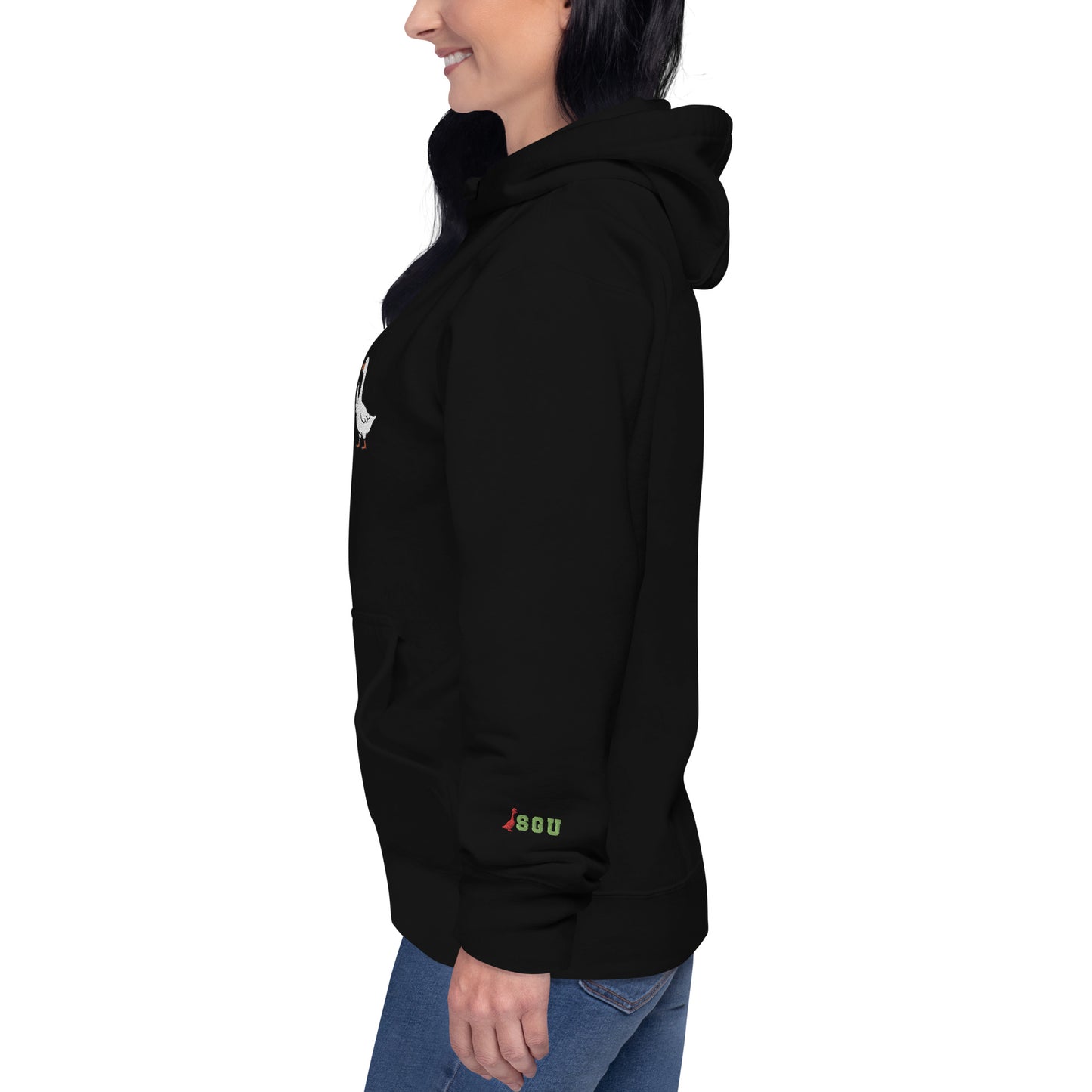 SGU Goose Lights Winter Wonderland Edition | Premium Unisex Hoodie - Coal - Embroidered