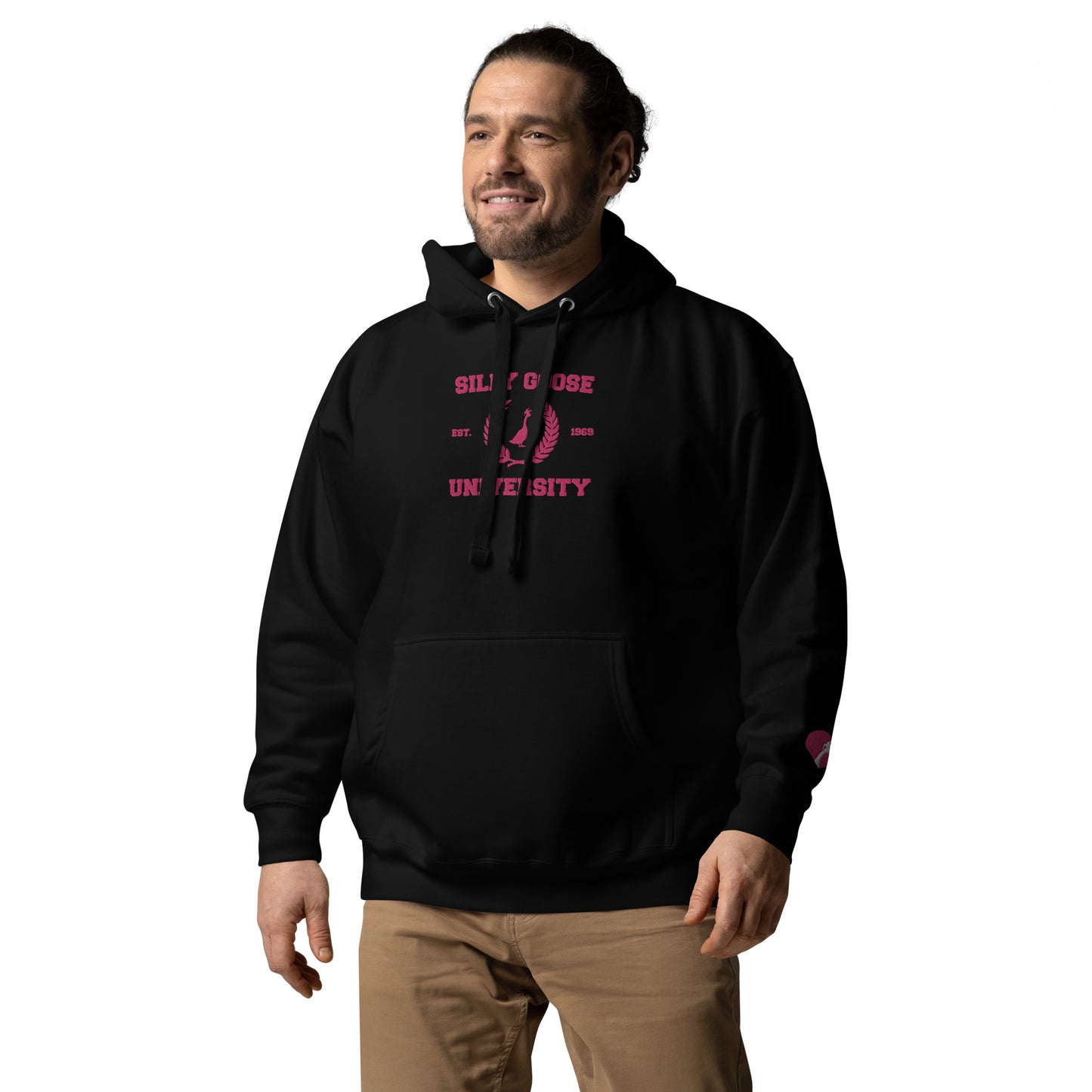 Limited Edition | SGU Collegiate Seal | Breast Cancer Awareness | Premium Unisex Hoodie - Embroidered