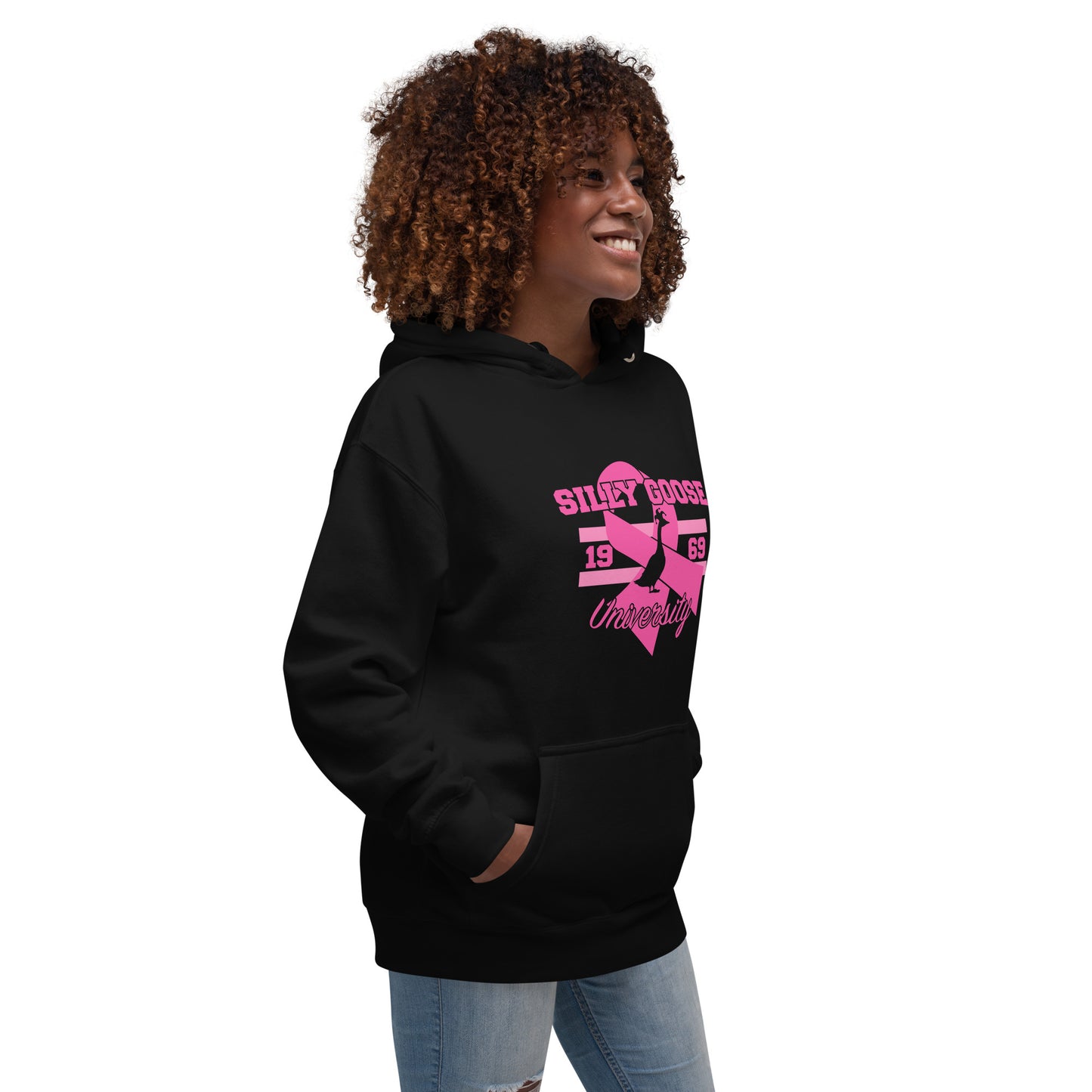 Limited Edition | Ribbon | Breast Cancer Awareness | Premium Unisex Hoodie - Screen Print