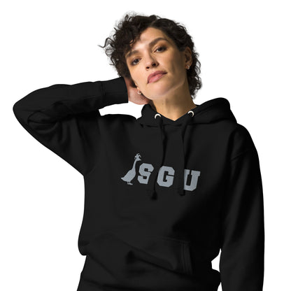 SGU Ghost Grey | Premium Unisex Hoodie - Embroidered