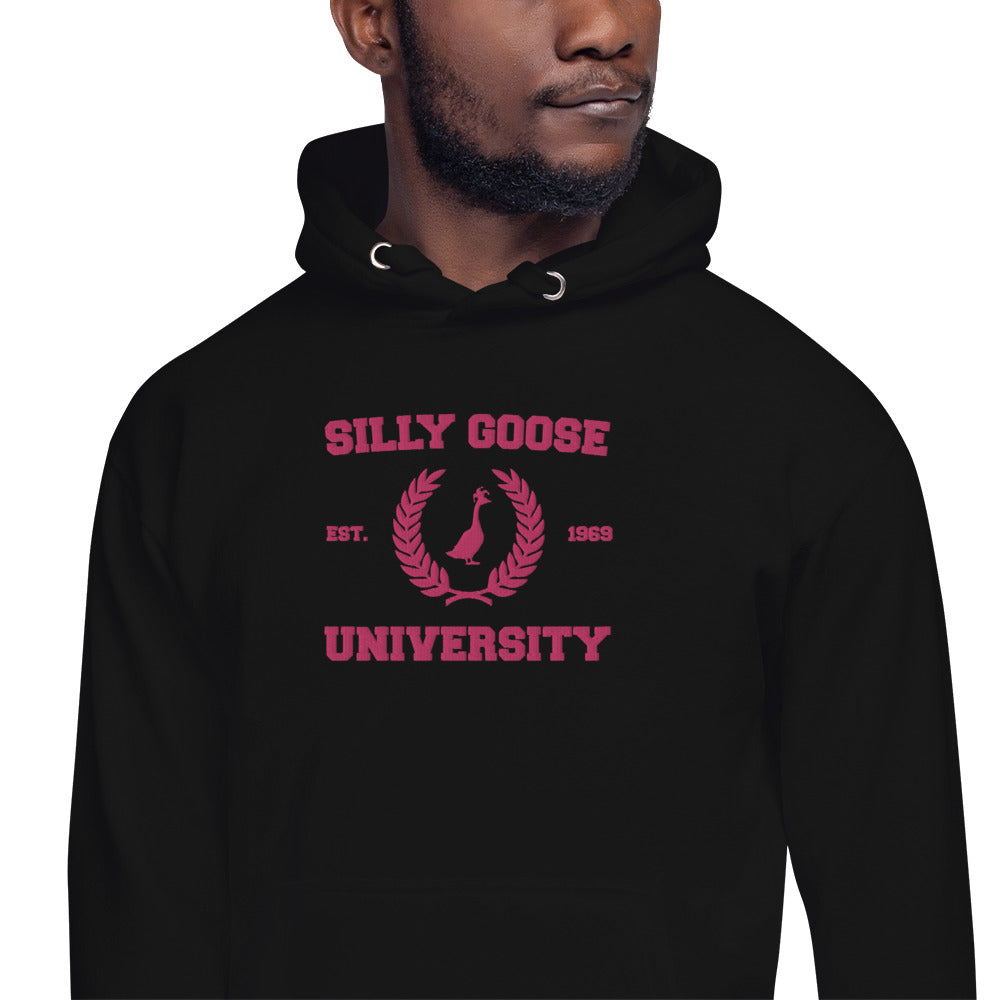 Limited Edition | SGU Collegiate Seal | Breast Cancer Awareness | Premium Unisex Hoodie - Embroidered